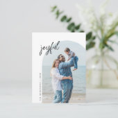 Vreugdevol, Familiefoto, Boog Lijst, Groet Briefkaart (Staand voorkant)