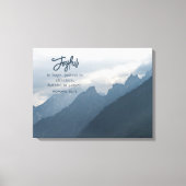 Vreugdevol in hoop Christelijk Inspirerend Canvas Afdruk (Voorkant)