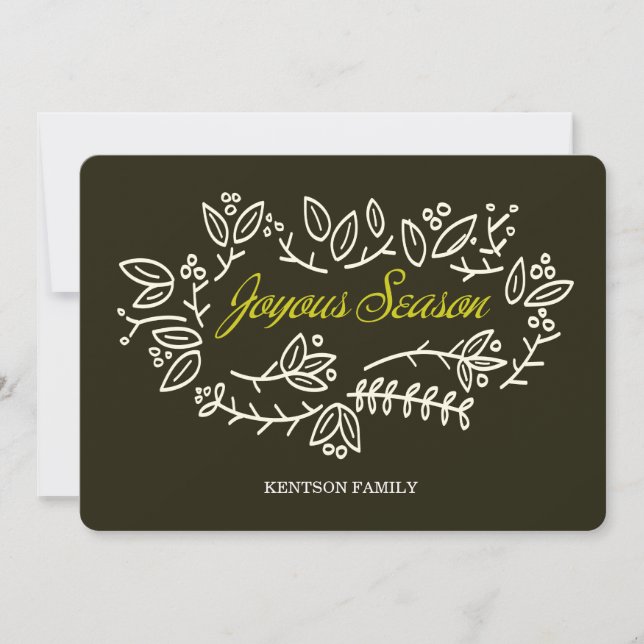 vreugdevol seizoen (Voorkant)