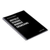 vreugdevol vervelend nummer knarsen notitieboek (Rechterzijde)