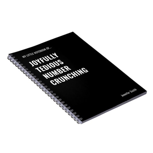 vreugdevol vervelend nummer knarsen notitieboek (Rechterzijde)