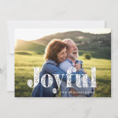 Vreugdevolle gebrande Sinaasappels wervelingen Fot Feestdagenkaart (Voorkant)