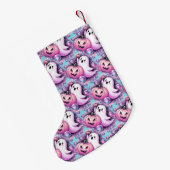 vreugdevolle geest kleine kerstsok (Achterkant (Hangend))