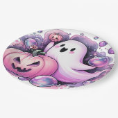 vreugdevolle geest papieren bordje (Gekanteld)