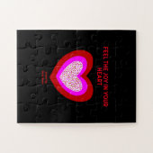 Vreugdevolle Hartpuzzel, (27,94 cm x 35,56 cm) Legpuzzel (Horizontaal)