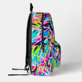 Vreugdevolle kleuren Modern Abstract Bedrukte Rugzak (Links)