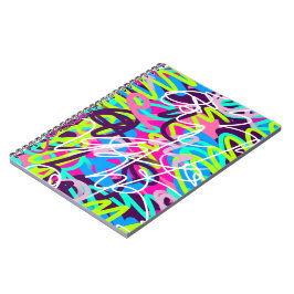 Vreugdevolle kleuren Modern Abstract Notitieboek