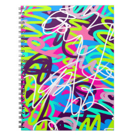 Vreugdevolle kleuren Modern Abstract Notitieboek