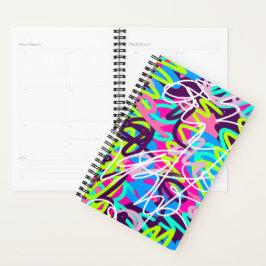 Vreugdevolle kleuren Modern Abstract Planner