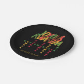 Vreugdevolle KWANZAA principes kruiswoord Papieren Bordje (Gekanteld)