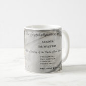 Vreugdevolle Mysterie van de Rozenkrans Item #5: H Koffiemok (Voorkant rechts)
