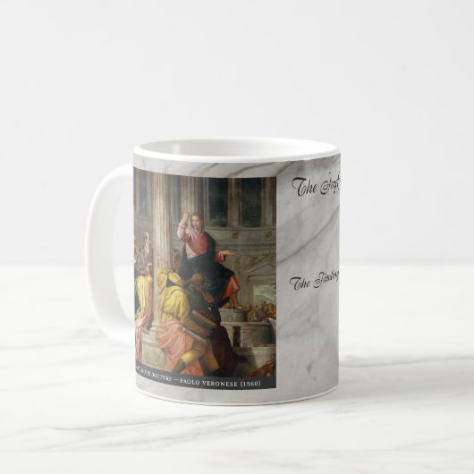 Vreugdevolle Mysterie van de Rozenkrans Item #5: H Koffiemok (Voorkant links)