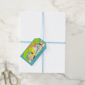 Vreugdevolle Paaseend Cadeaulabel (Met Touw)