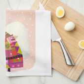 Vreugdevolle Santa Keuken Theedoek (Quarter Fold)