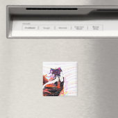 Vreugdevolle stroommagneet, Rebecca Tedder Magneet (Insitu (Vaatwasser))