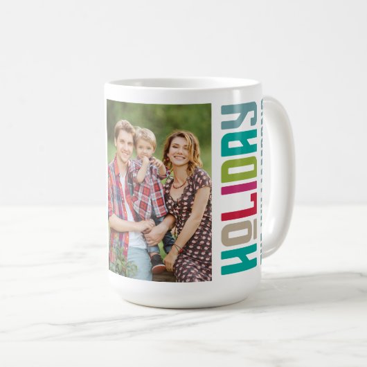 vreugdevolle vakantie | Meerdere familie foto's Ke Koffiemok (Voorkant rechts)