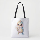 vreugdevolle vogel tote bag (Voorkant)