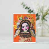 Vrgin van Guadalupe door Heather Galler Briefkaart (Staand voorkant)