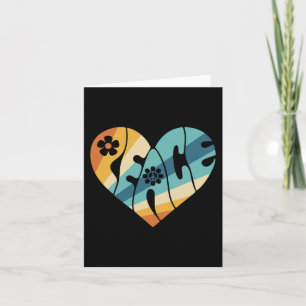 VRIEDE TEKEN LIEFDE 60s 70s Groovy Hippie Kledij H Kaart