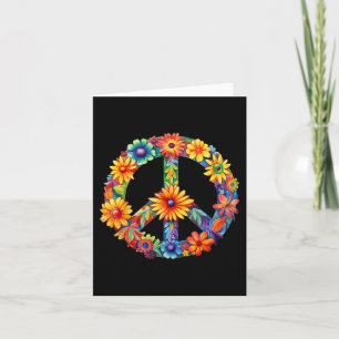 VRIEDESTEKEN LIEFDE 60s 70s Groovy Hippie Kostuum  Kaart