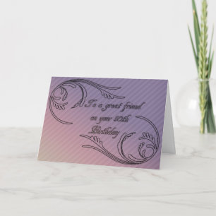 Vriend 50e verjaardag Kaart