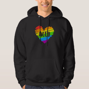 Vriend AF Regenboogvlag Hart Steun LGBTQ Gay Pride Hoodie