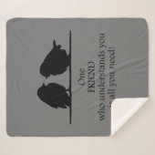 Vriend begrijpt je Inspirerend vriendschap Sherpa Deken (Voorkant (horizontaal))