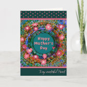 Vriend Bloemenharten  Unieke Moederdag Kaart (Voorkant)