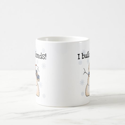 Vriend Bouwer Schattige Winter Sneeuwman Magische Mok (Center)