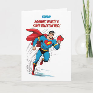 Vriend Boy Valentijn Superheld Knuffel Kaart