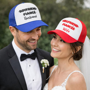 Vriend Boyfriend Echtgenoot Trouwfeest Trucker Pet