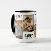Vriend Boyfriend Vader Mok | Gepersonaliseerde Vad (Voorkant links)
