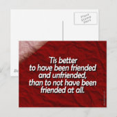 Vriend... Briefkaart (Voorkant / Achterkant)