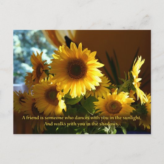 vriend briefkaart (Voorkant)