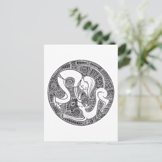 vriend briefkaart (Staand voorkant)