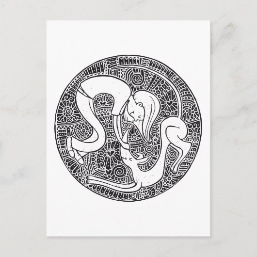 vriend briefkaart (Voorkant)