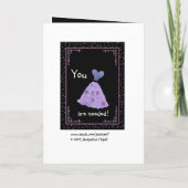 VRIEND - Bruidsmeisje - Paarse bloemige jurk (Achterkant)