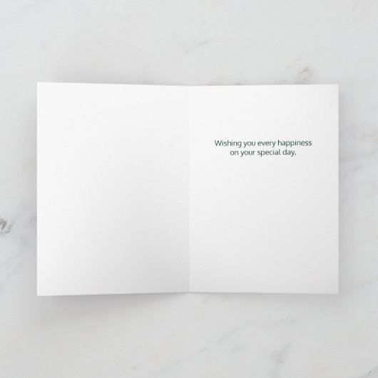 Vriend Chinese Karakters en Engelse Verjaardag Kaart (Binnen)