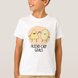 Vriend-Chip Goals Grappige Chip Pun T-shirt