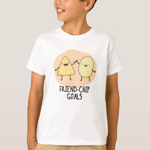 Vriend-Chip Goals Grappige Chip Pun T-shirt