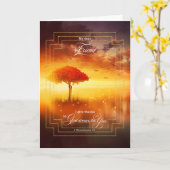 Vriend Christelijke Thessaliërs Dank u Kaart (Gele Bloem)