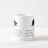 Vriend citaat Song in je hart en vogels Koffiemok (Center)