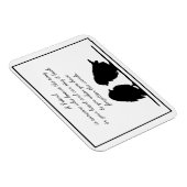 Vriend citaat Song in je hart en vogels Magneet (Rechterzijde)