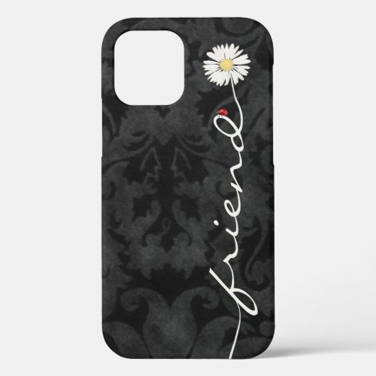 Vriend Daisy en Ladybug Damask Case-Mate iPhone Case (Achterkant)