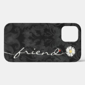 Vriend Daisy en Ladybug Damask Case-Mate iPhone Case (Achterkant (horizontaal))
