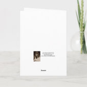 Vriend dank je oprechte blanco binnen kaart (Achterkant)