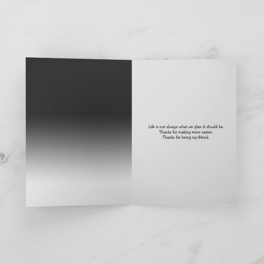 Vriend Dank je wel met Ladybugs Kaart (Binnen)