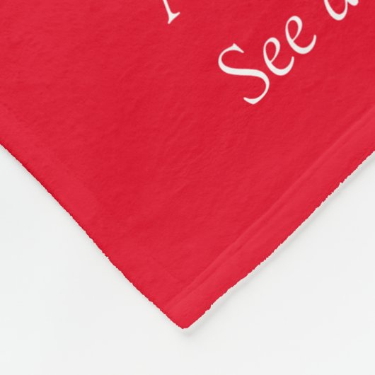 Vriend definitie Modern Fun Rood Fleece Deken (Hoek)