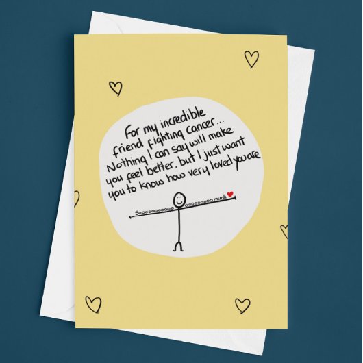 Vriend die kanker doormaakt kaart