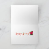 **VRIEND EN GEZIN* EENVOUDIGER CHICK FEESTDAGEN KAART (Binnen)